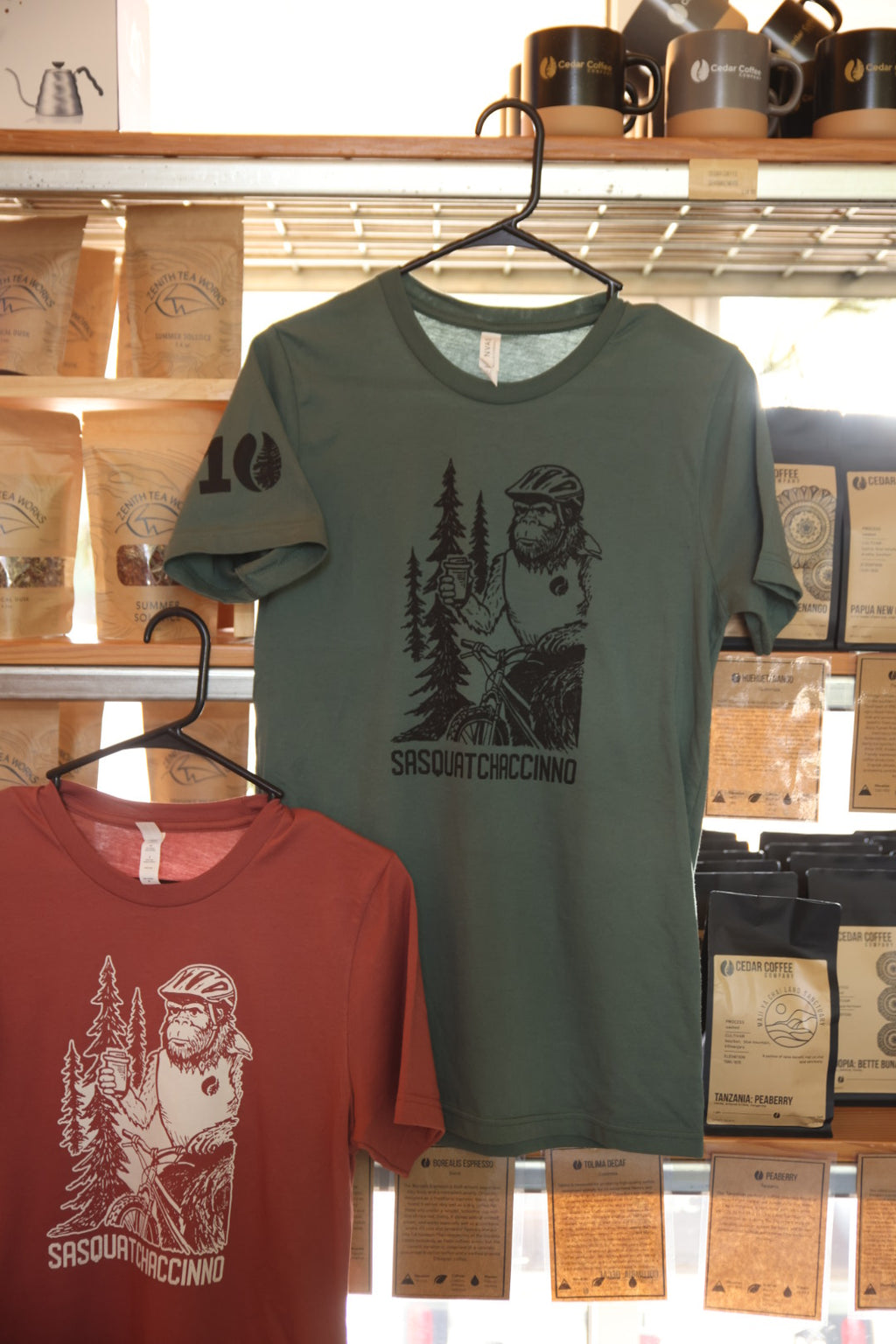 10th Anniversary Sasquatchaccino T-Shirt